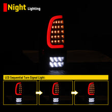 Load image into Gallery viewer, Winjet LED Tail Lights for Toyota Tacoma (2005–2015) Chrome / Red Lens with or without Sequential Turn Signal Light CTWJ-07 - without Sequential Signal / Red Alternate Image