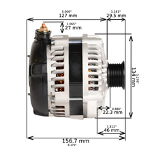 Load image into Gallery viewer, JS Alternators for GMC Sonoma V6 4.3L (1994-1995) High Output 250 / 320 amp Alternate Image