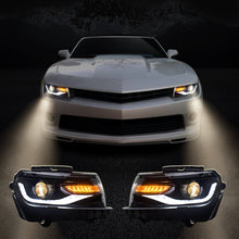 Load image into Gallery viewer, Auto Addict Projector Headlights Chevy Camaro (2014-2015) w/ LED Day Running Light Alternate Image