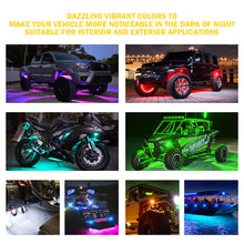 Load image into Gallery viewer, Xprite Trophy Series RGBW LED Rock Lights Kit w/ Bluetooth Control - 4 pcs / 6pcs / 8pcs / 10pcs Alternate Image