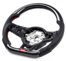 Load image into Gallery viewer, APR Carbon Fiber Steering Wheel VW GTi / GLi MK7 (2015-2023) Perforated Leather w/ Red or Silver Stitch Alternate Image