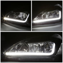 Load image into Gallery viewer, DNA Headlights for Honda Accord (2003-2007) with LED DRL - Black or Chrome Housing Alternate Image