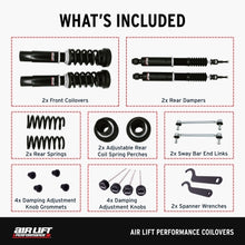 Load image into Gallery viewer, Air Lift Coilovers BMW 428i 430i 435i 440i F32 F33 F36 (2015-2020) For Models With 5 Bolt Upper Mounts - 32 Way Adjustable Dampening  - 79021 Alternate Image