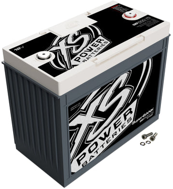 XS Power 12V Super Bank Capacitor Battery w/ M6 Terminal Bolts 30000 Max Amps SB1500-75