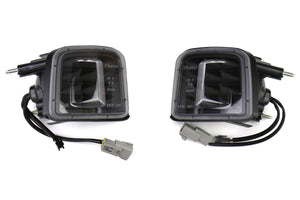 OLM Turn Signal Lights Subaru WRX / WRX STI (15-17) Clear Lens / Matte Black Housing