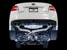 Load image into Gallery viewer, AWE Exhaust Subaru WRX FA20 / WRX STI EJ25 (15 -21) Catback w/ 102mm Quad Tips - Track or Touring - Track Fits both FA20 / EJ25 / Chrome Silver Tips Alternate Image