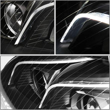 Load image into Gallery viewer, DNA Projector Headlights for Mercedes W220 S430 / S500 / S600 (2000-2006) S350 (2006) Black or Chrome Housing with Halo or LED Bar DRL Alternate Image