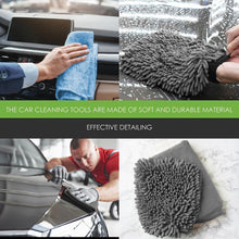 Load image into Gallery viewer, WASH &amp; WHIPS Car Wash Kit (3-Gallon) Bucket with Particle Interceptor Trap, Shampoo, Chenille Mitt &amp; Microfiber Soft Towel, 5pcs Alternate Image