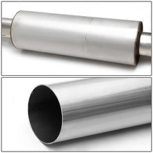 Load image into Gallery viewer, DNA Exhaust for Jeep Wrangler TJ 2.5L / 4.0L (2000-2006) Catback with Louvered Core Straight Thru Muffler Alternate Image