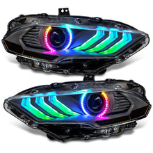 Load image into Gallery viewer, Oracle LED Projector Headlights Ford Mustang S550 (2018-2023) RGB Colorshift w/ Sequential Signal 8204-332 - Default Title Alternate Image