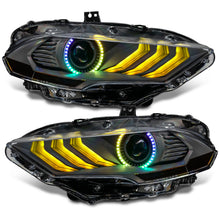 Load image into Gallery viewer, Oracle LED Projector Headlights Ford Mustang S550 (2018-2023) RGB Colorshift w/ Sequential Signal 8204-332 - Default Title Alternate Image