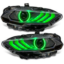 Load image into Gallery viewer, Oracle LED Projector Headlights Ford Mustang S550 (2018-2023) RGB Colorshift w/ Sequential Signal 8204-332 - Default Title Alternate Image