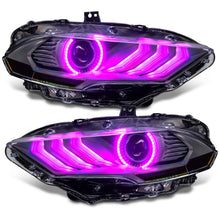 Load image into Gallery viewer, Oracle LED Projector Headlights Ford Mustang S550 (2018-2023) RGB Colorshift w/ Sequential Signal 8204-332 - Default Title Alternate Image