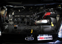 Load image into Gallery viewer, HPS Performance Short Ram Air Intake Ford Fiesta 1.6L Non Turbo (2014-2015) Blue / Polished / Red / Black - Polished Alternate Image