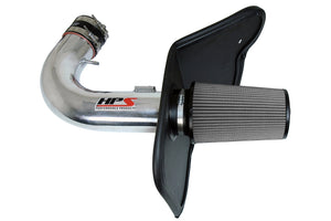 HPS Performance Short Ram Air Intake Chevy Camaro SS 6.2L V8 (2010-2015) Blue / Polished / Red / Black