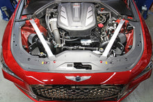Load image into Gallery viewer, HPS Performance Short Ram Air Intake Hyundai Genesis G70 3.3L V6 Turbo (2019-2024) Blue / Polish / Red / Black - Blue Alternate Image