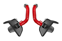 Load image into Gallery viewer, HPS Performance Air Intake Toyota Tundra 3.4L V6 Twin Turbo (2022-2025) Polished / Red / Black - Red Alternate Image
