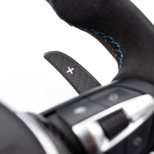 Load image into Gallery viewer, JQ Werks Madtrace Clubsport Magnetic Paddle Shifters for BMW G &amp; F Chassis M and Non-M Models (11-26) Toyota GR Supra (20-26) Gloss / Matte Carbon Fiber with Aluminum or Full Aluminum Alternate Image