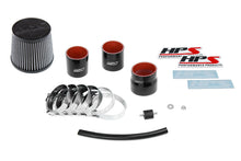 Load image into Gallery viewer, HPS Performance Cold Air Intake Hyundai Tiburon 2.0L (04-08) [Converts to Shortram w/ MAF Sensor] Black / Polished / Black / Red - Blue Alternate Image