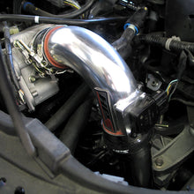 Load image into Gallery viewer, HPS Performance Cold Air Intake Mazda 3 2.0L / 2.3L Non Turbo (2003-2009) [Converts to Shortram] Black / Polished / Black / Red - Blue Alternate Image