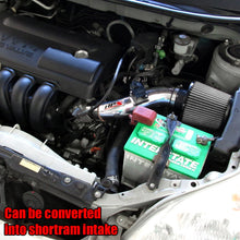 Load image into Gallery viewer, HPS Performance Cold Air Intake Pontiac Vibe 1.8L (2003-2004) [Converts to Shortram] Black / Polished / Black / Red - Blue Alternate Image