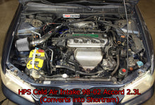 Load image into Gallery viewer, HPS Performance Cold Air Intake Honda Accord 2.3L (1998-2002) [Converts to Shortram] Black / Polished / Red - Blue Alternate Image