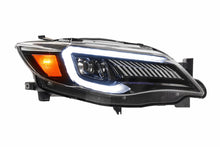 Load image into Gallery viewer, Morimoto Headlights Subaru WRX (2008-2014) XB LED - Black w/ DRL Alternate Image