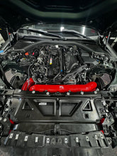 Load image into Gallery viewer, IRL Silicone Front Mount Intakes BMW M2 M3 M4 G80 G82 G83 G87 S58 (2021-2026) G8X High Performance - Black / Red Alternate Image