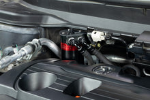 Load image into Gallery viewer, HPS Performance Oil Catch Can Acura RDX 2.0L Turbo (2019-2025) Red / Black / Blue 860-015 - Black Alternate Image