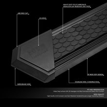 Load image into Gallery viewer, J2 Engineering Running Boards for Ford F150 (2015-2022) 8" or 10" Non-slip Honeycomb or Nerf Style - Super Crew Cab / 8" Chrome Honeycomb Alternate Image