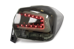 OLM LED Tail Lights Subaru Crosstrek (13-17) CS Style w/ Dark Smoke Lens