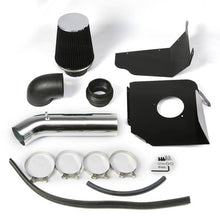 Load image into Gallery viewer, DNA Air Intake Kit Chevy Avalanche Tahoe Suburban Silverado 1500 (2007-2008) [w/ Heat Shield + Cone Filter] Silver / Black Alternate Image