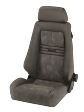Load image into Gallery viewer, Recaro Specialist S Bucket Seats (Black Gray Beige / Leather / Nardo / Artista) White Logo - Grey Nardo/Grey Artista Alternate Image