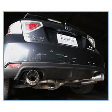 Load image into Gallery viewer, Invidia N1 Exhaust Subaru WRX STi Hatch (08-14) Catback w/ Resonator - Polished or Titanium Blue Tip Alternate Image