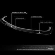 Load image into Gallery viewer, DNA Front Bumper Lip for Dodge Challenger SXT (2015-2022) 3-Piece with Gloss Black Finish 2-PU-560-PBK Alternate Image