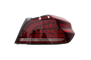 OLM Tail Lights Subaru WRX / WRX STI (15-21) [Spec CR Sequential] Red Lens / Black Base