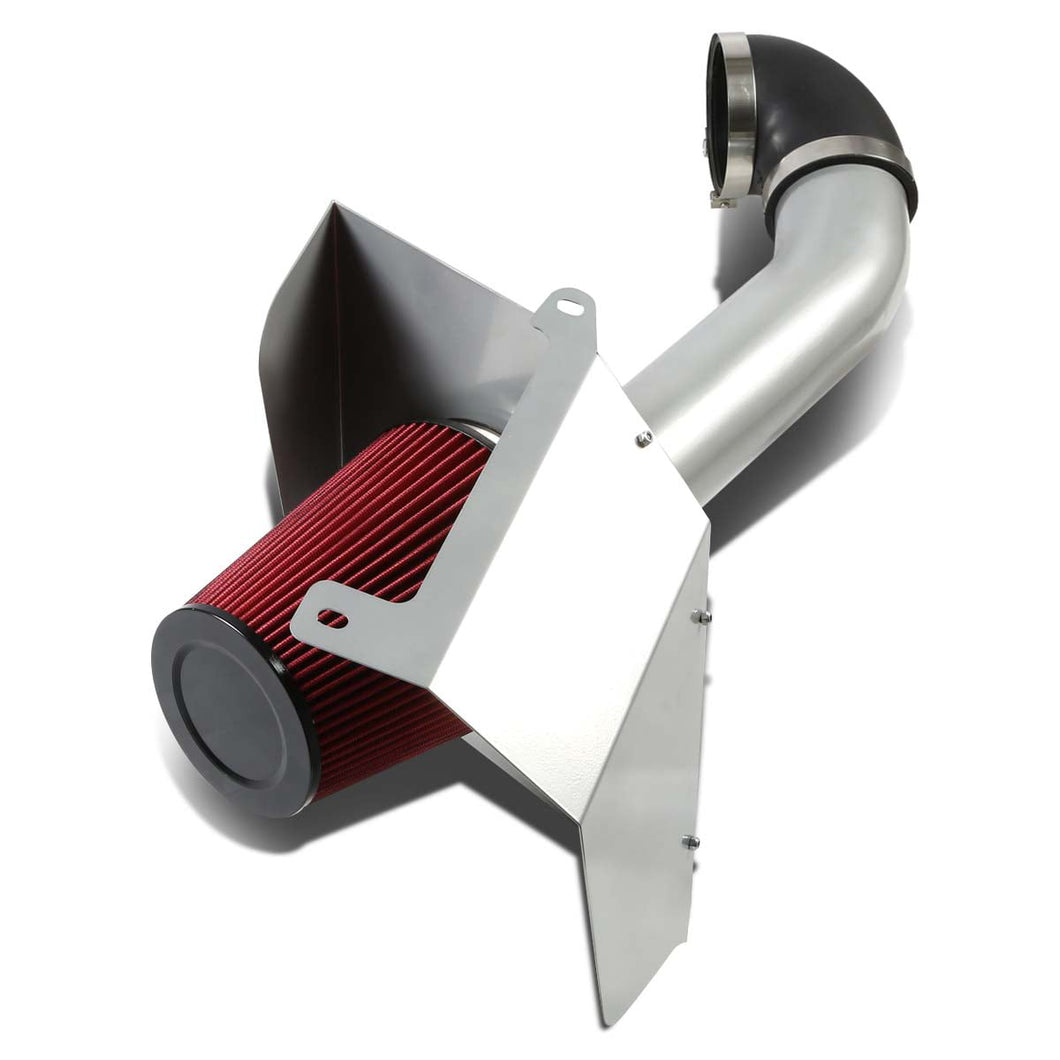 DNA Air Intake System Chevy Avalanche/Tahoe Cadillac Escalade (2007-2008) Cold Air w/ Heat Shield + Cone Filter - Silver / Black