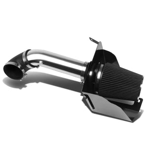 DNA Air Intake Kit Chevy Avalanche Tahoe Suburban Silverado 1500 (2007-2008) [w/ Heat Shield + Cone Filter] Silver / Black