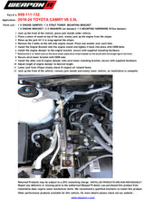 Load image into Gallery viewer, Weapon-R Adjustable Engine Torque Damper Kit for Toyota Camry 2.5L or 3.5L (2018-2024) Includes Mounting Hardware - 2.5L 4 Cylinder Alternate Image