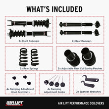 Load image into Gallery viewer, Air Lift Coilovers Lexus IS300 &amp; IS350 RWD (18-24) Includes Upper Mounts &amp; 32 Way Adjustable Dampening  - 79018 Alternate Image