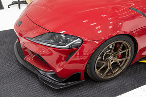 OLM Front Lip Toyota Supra (2020-2022) [V1 MT Style] Carbon Fiber