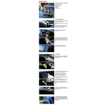 Load image into Gallery viewer, DNA Window Visors Ford Ranger Extended Cab (1993-2012) Tape-On - Dark Smoke Alternate Image
