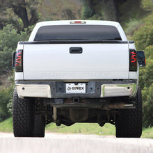 Load image into Gallery viewer, AlphaRex LED Tail Lights for Ford F250 / F350 Super Duty (99-16) F250 Light Duty (97-99) F150 (97-03) F150 Heritage (04) Luxx Series with Sequential Signal - Alpha-Black / Black / Black Red Alternate Image