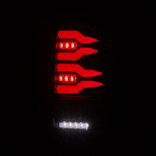 Load image into Gallery viewer, AlphaRex LED Tail Lights for Ford F250 / F350 Super Duty (99-16) F250 Light Duty (97-99) F150 (97-03) F150 Heritage (04) Luxx Series with Sequential Signal - Alpha-Black / Black / Black Red Alternate Image