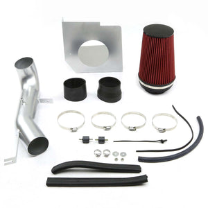 DNA Air Intake System Chevy Silverado/GMC Sierra GMT900 (2007-2008) Cold Air w/ Heat Shield + Cone Filter - Silver / Black