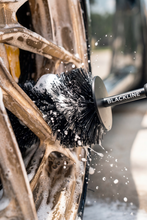 Load image into Gallery viewer, BLACKLINE Wheel Barrel Brush - Long Handle Soft Bristle Rim &amp; Brake Detail Tool - Default Title Alternate Image