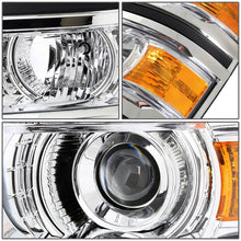 Load image into Gallery viewer, DNA Projector Headlights for Chevy Silverado 1500 (2014-2015) Chrome or Black Housing with Clear Lens Alternate Image