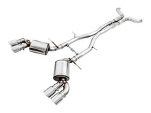 Load image into Gallery viewer, AWE Exhaust Chevy Camaro SS / LT1 / ZL1 6.2L (16-23) Track or Touring Catback w/ 4.5" Tips - Touring / Resonated / Chrome Silver Tips Alternate Image