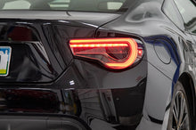 Load image into Gallery viewer, OLM Tail Lights for Scion FR-S (13–16) Toyota 86 (17–20) Subaru BRZ (13–25) OE Plus Linear Style Sequential - Smoked Lens OLMA.70206.1-OE Alternate Image