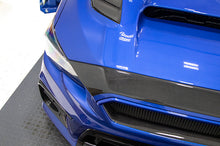Load image into Gallery viewer, OLM Upper Front Bumper Cover for Subaru WRX &amp; WRX STI (2015-2021) Carbon Fiber OLMA.70162.1 Alternate Image